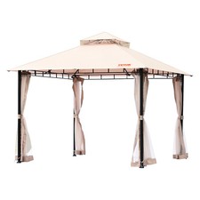 VEVOR Gazebo da Patio Tenda Gazebo da Cortile 10x10FT per 6-8 Persone