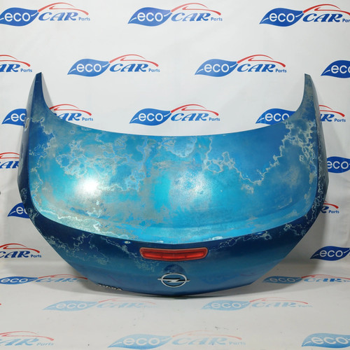 Baule posteriore blu elettrico