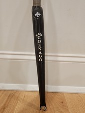 Forcella Colnago Flash Carbon Track - Sterzo filettato 1", 700c, NUOVA, non tagliata