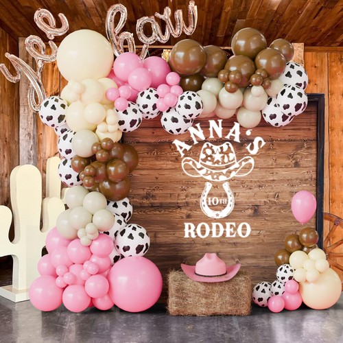 Cowgirl palloncini arco kit - cowgirl,