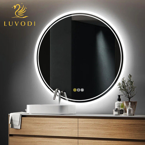 Specchio bagno rotondo con