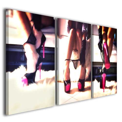 Quadri moderni purple heels - purple,