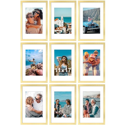 Set cornici portafoto - set, oro
