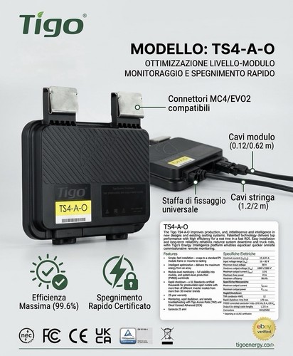 Ottimizzatore tigo ts4 o - ottimizzatore,