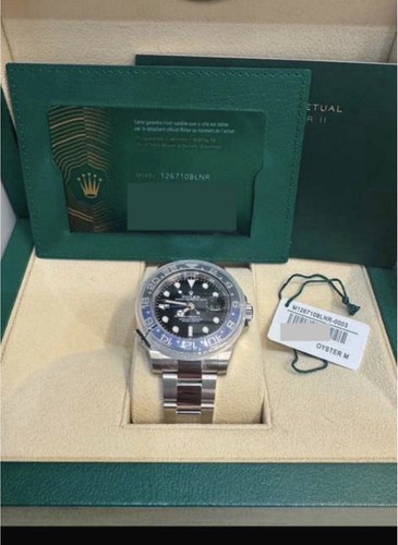 Rolex gmt master - ii, batman