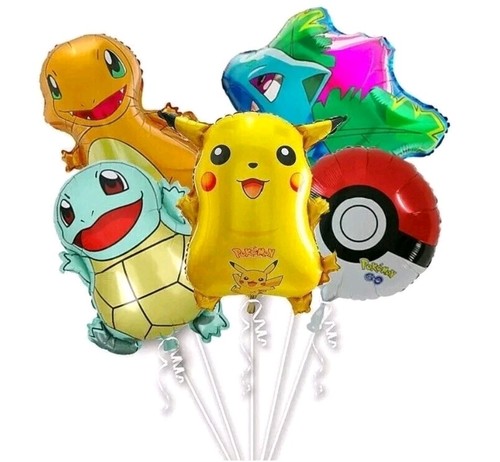 5pz palloncini pokémon - palloncini,