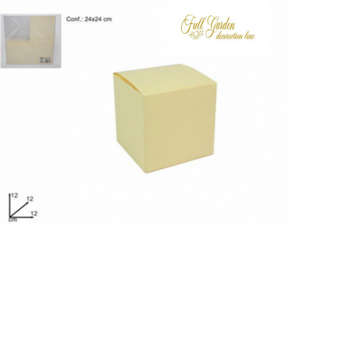 Scatola pieghevole carta - pz,