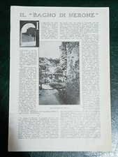 Il "Bagno Di Nerone" - Pisa - Estratto/Articolo 2 Pagine - La Lettura