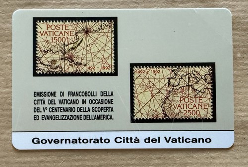 Scheda telefonica vaticano - telefonica, n^
