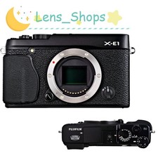 Fujifilm X-E1 fotocamera digitale solo corpo nero senza obiettivo fotocamera rilevamento viso