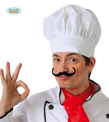 Cappello cuoco tessuto - da,