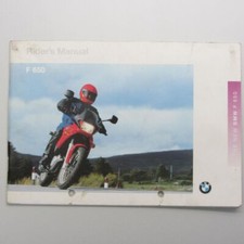 BMW F 650 Manuale D'uso EZ:94