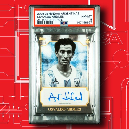 Osvaldo ardiles autograph foil - ardiles,
