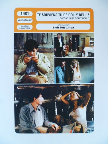 Carte fiche cinema 1981 - carte,