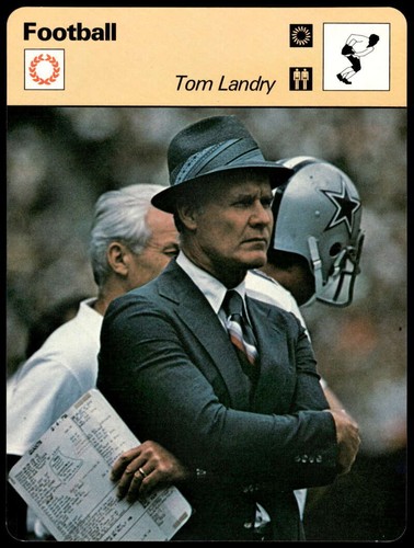 Tom landry sportscaster - sportscaster, 1977