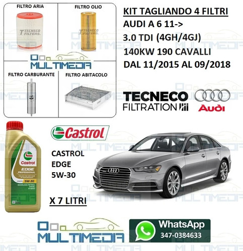 Kit tagliando filtri olio - filtri,