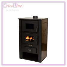 STUFA A LEGNA CON FORNO IN