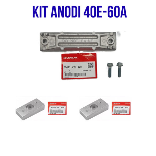 Kit anodi honda - honda, piastra