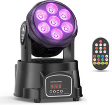 7X15W Teste Mobili LED Wash Testa Mobile Dmx512 RGBW 4 in 1 Luci Da Discoteca Pa