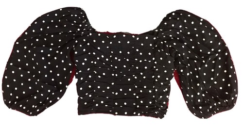 Camicetta top zara nera bianca - camicetta,