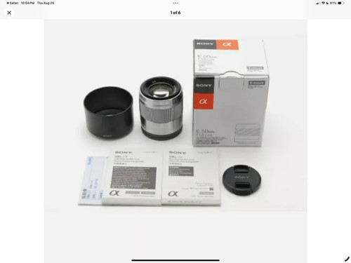 Sony 50mm oss - e, e