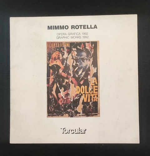 Mimmo rotella opera - rotella, grafica