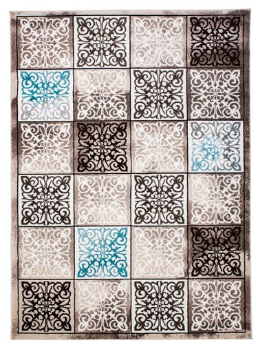 Tappeto marrone moderno