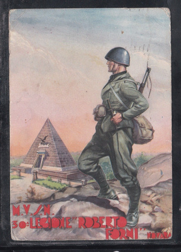 Cartolina mvsn legione - mvsn, 30°