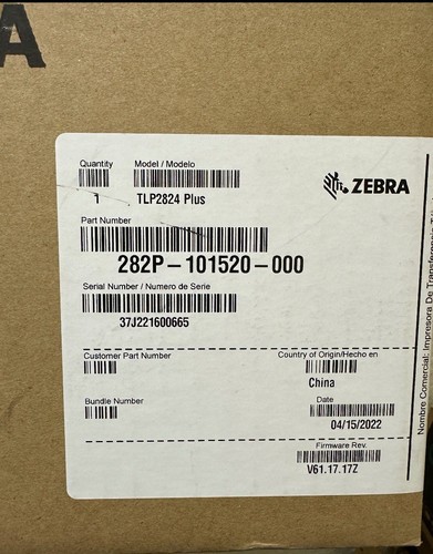 Zebra tlp2824 plus stampante - tlp2824,