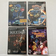 PS2 DEMO DISC Lot (4) Sealed