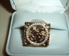NEW 14K GOLD TONE HANDSOME 50