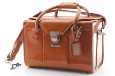 [Ecc+5] Borsa rigida Nikon FB-11 scomparto in pelle marrone dal GIAPPONE