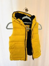 Gilet con cappuccio giallo