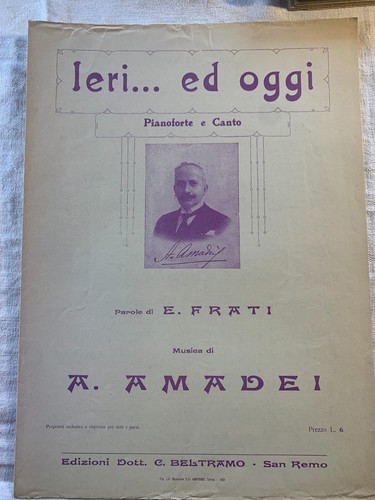 Spartiti musicali ieri ed - spartiti,