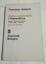 Diritto commerciale - l'imprenditore - Galgano - Zanichelli