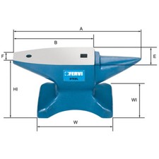 Incudine in acciaio indurito