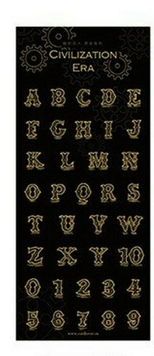 Lettere letters steampunk - lettere,