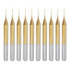10 pezzi rivestimento titanio carburo fine fresa incisione fresa CNC Router8697