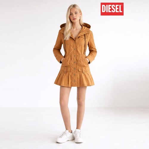 Abito donna diesel senape - abito,