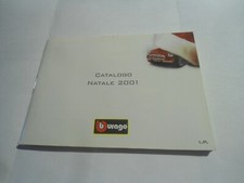 BURAGO - AUTOMODELLISMO - CATALOGO ORIGINALE - NATALE 2001