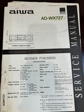 Aiwa wx727 wx727u repair - aiwa,