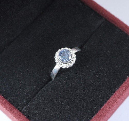 Anello tondo ct solitario - anello,