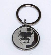 Portachiavi tondo argento