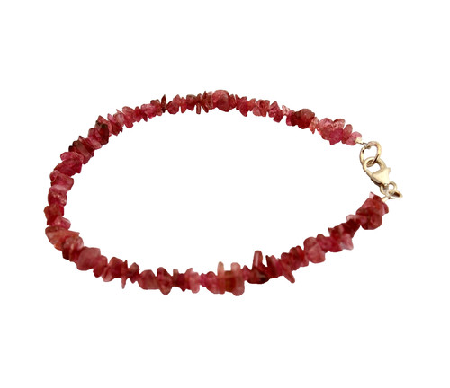 Tormalina rosa bracciale con - tormalina,
