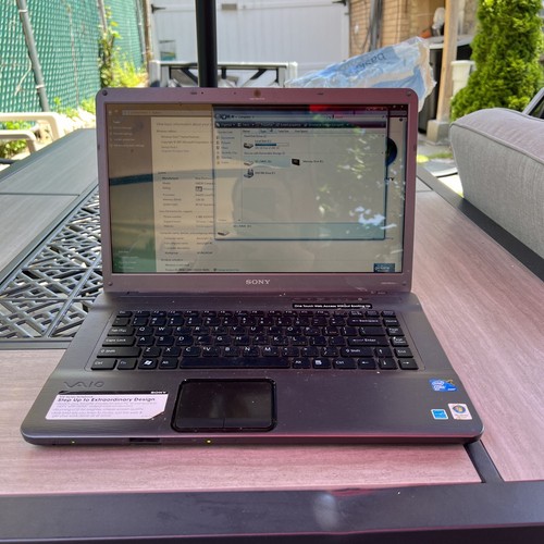 Sony vaio vgn - sony,