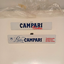 CAMPARI etichetta metallo