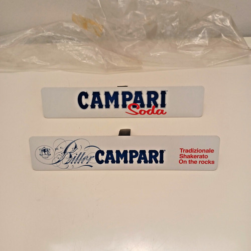 Campari etichetta metallo - campari,