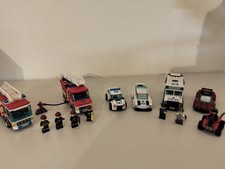 Vigili Del Fuoco, Polizia E  Ladri Lego