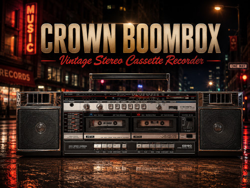 Crown boombox rare - crown, 🌈rare🌈
