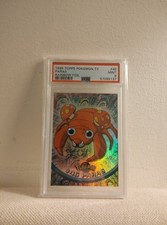 Carta Pokémon Paras PSA 9 topps Pokemon TV 1999 Rainbow foil
